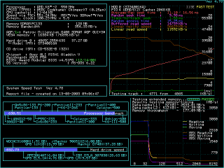 Screenshot #1: System Speed Test 4.78 on my main machine 'Viper'.